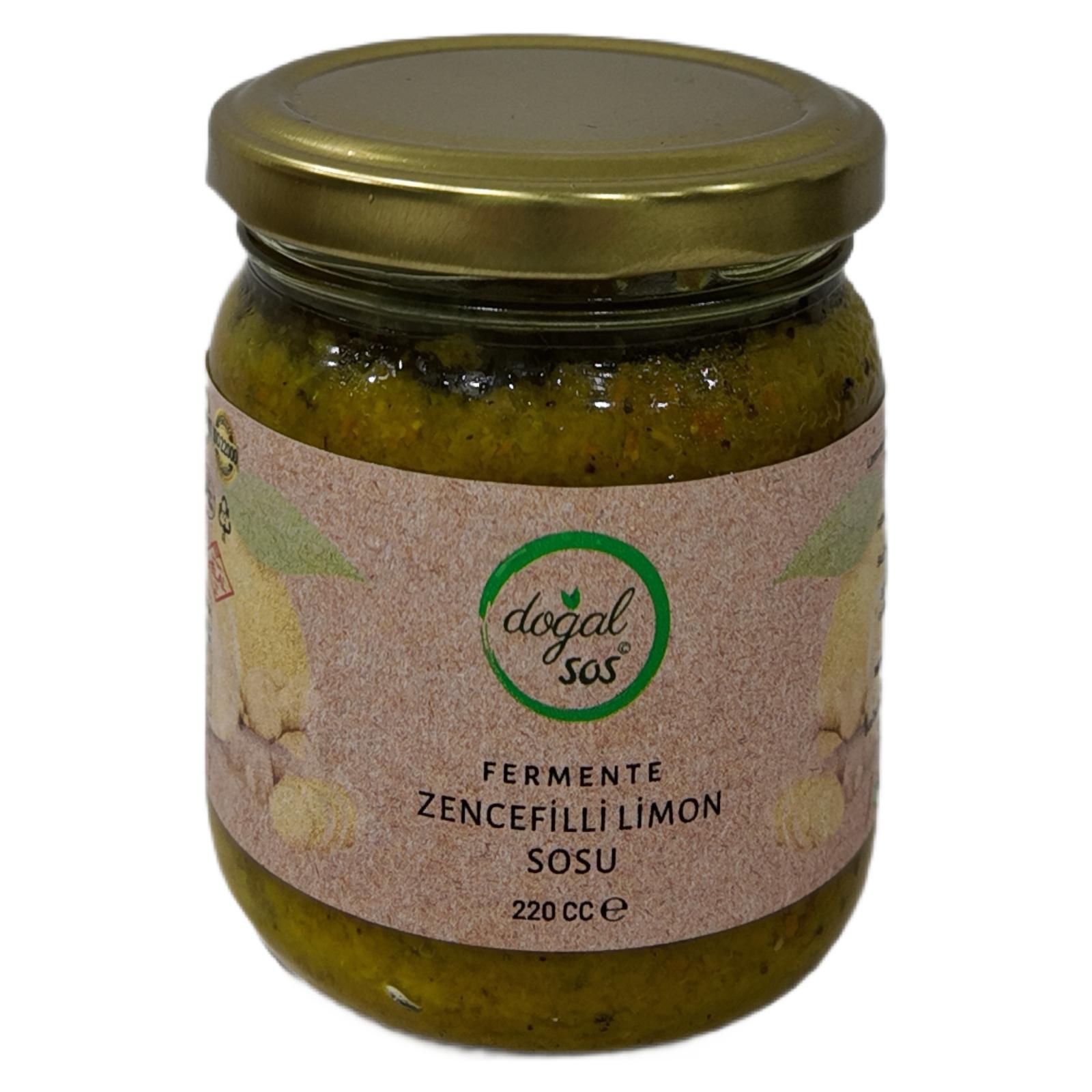 Fermente Zencefilli Zerdeçallı Limon Sosu