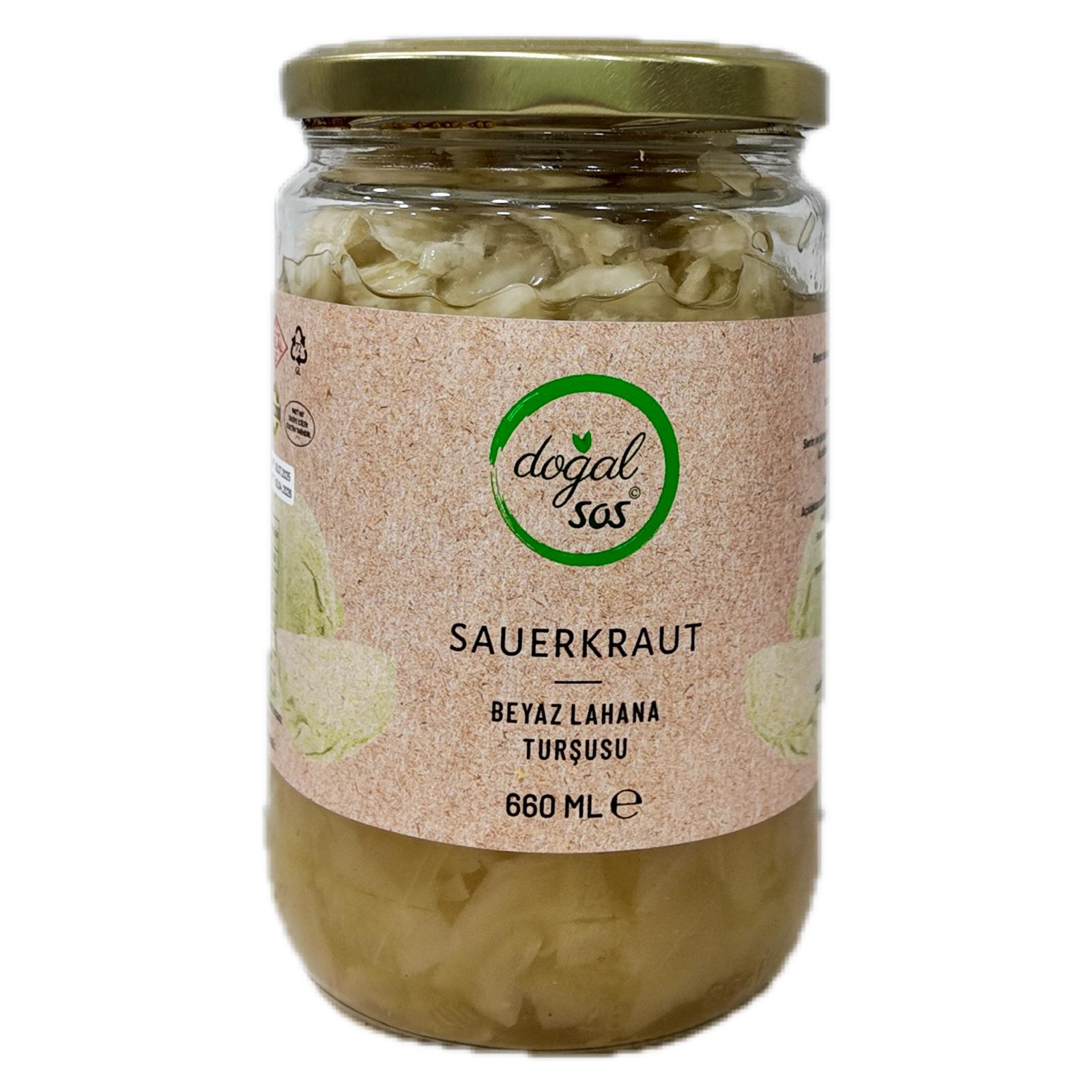 Fermente Beyaz Lahana Turşusu(Sauerkraut)