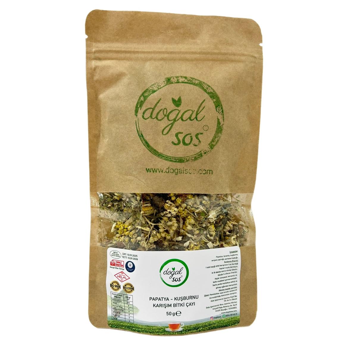 Papatya-Kuşburnu Karışım Bitki Çayı