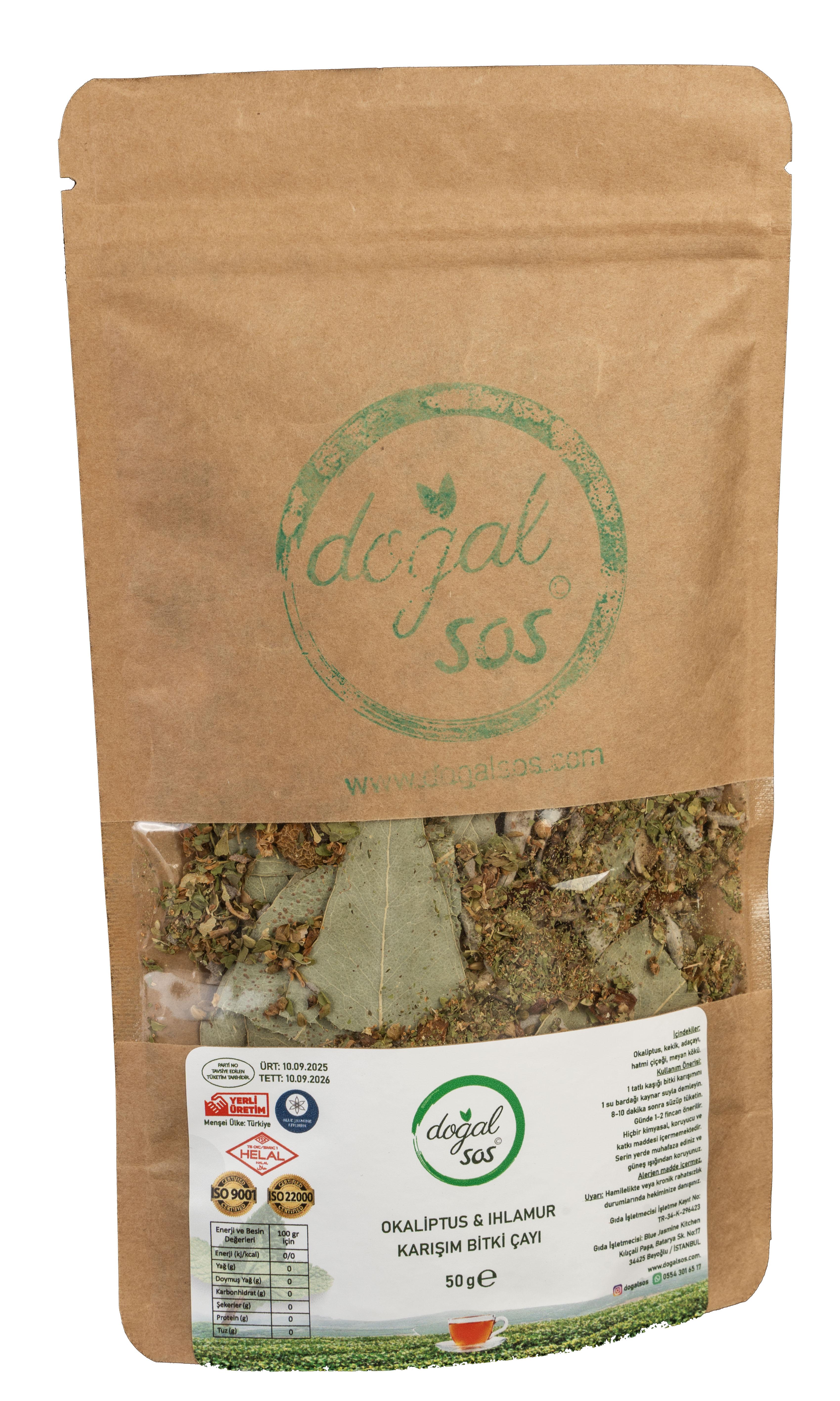 Okaliptus-Ihlamur Karışım Bitki Çayı