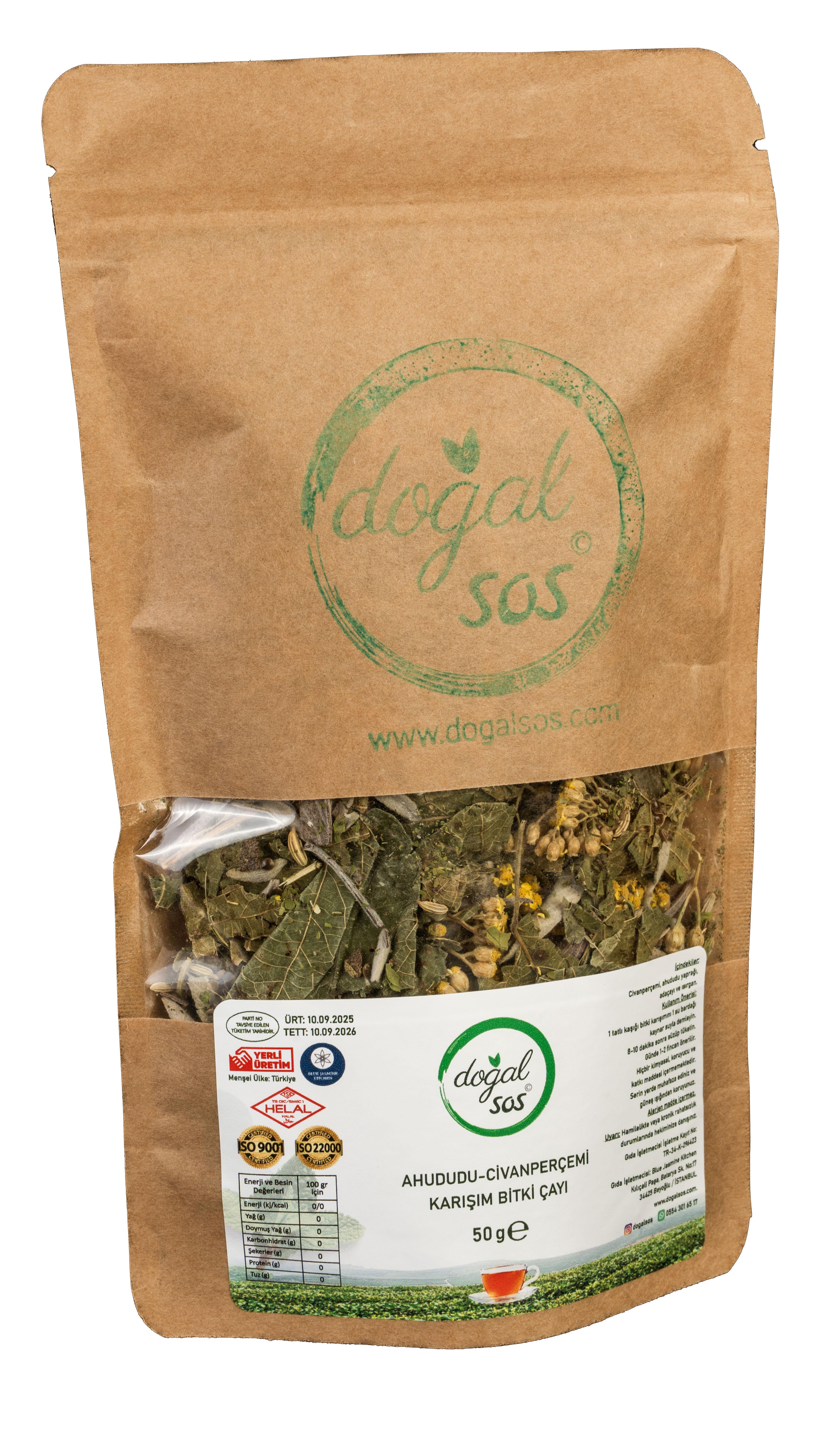 Ahududu- Civanperçemi Karışım Bitki Çayı