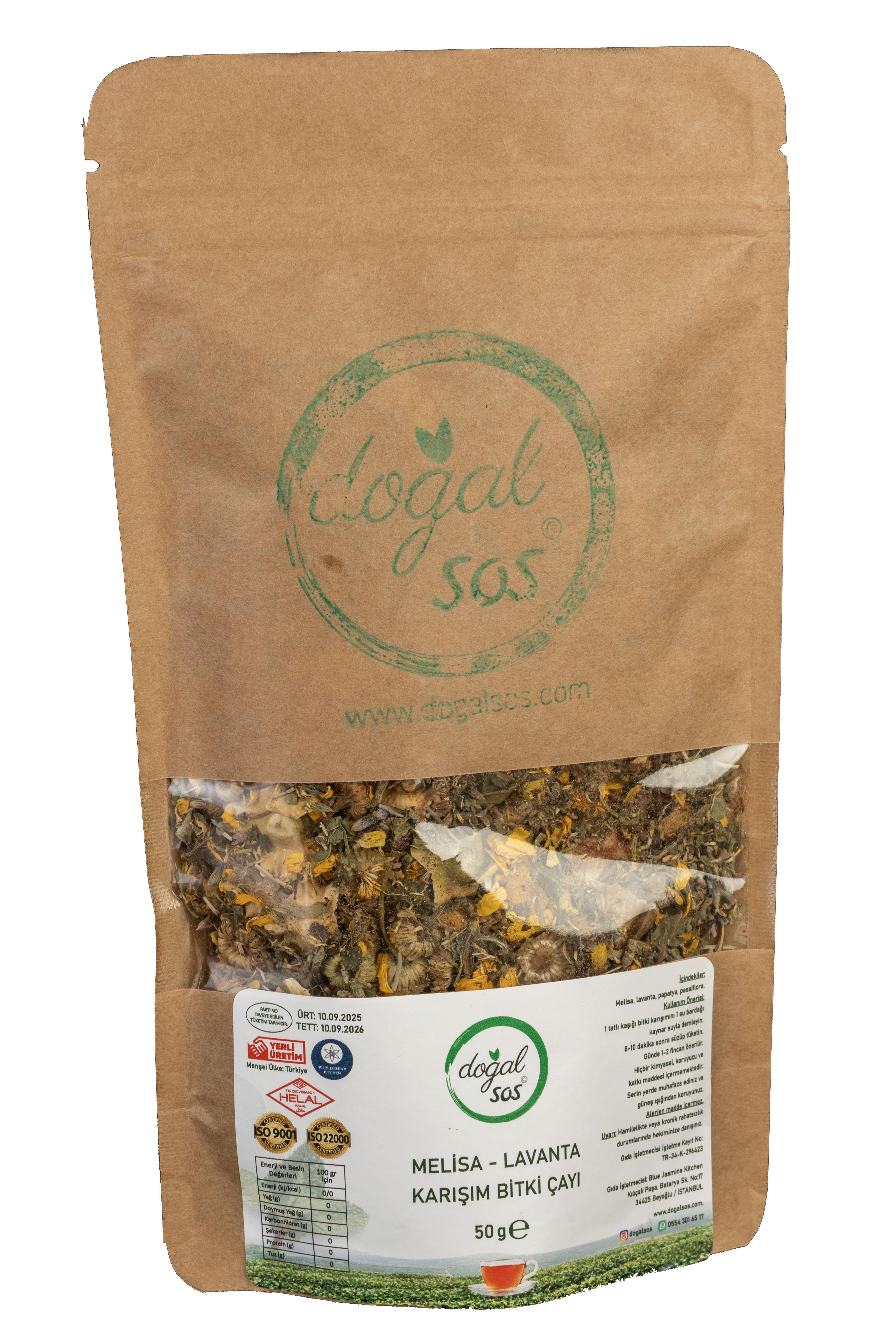 Melisa- Lavanta Karışım Bitki Çayı