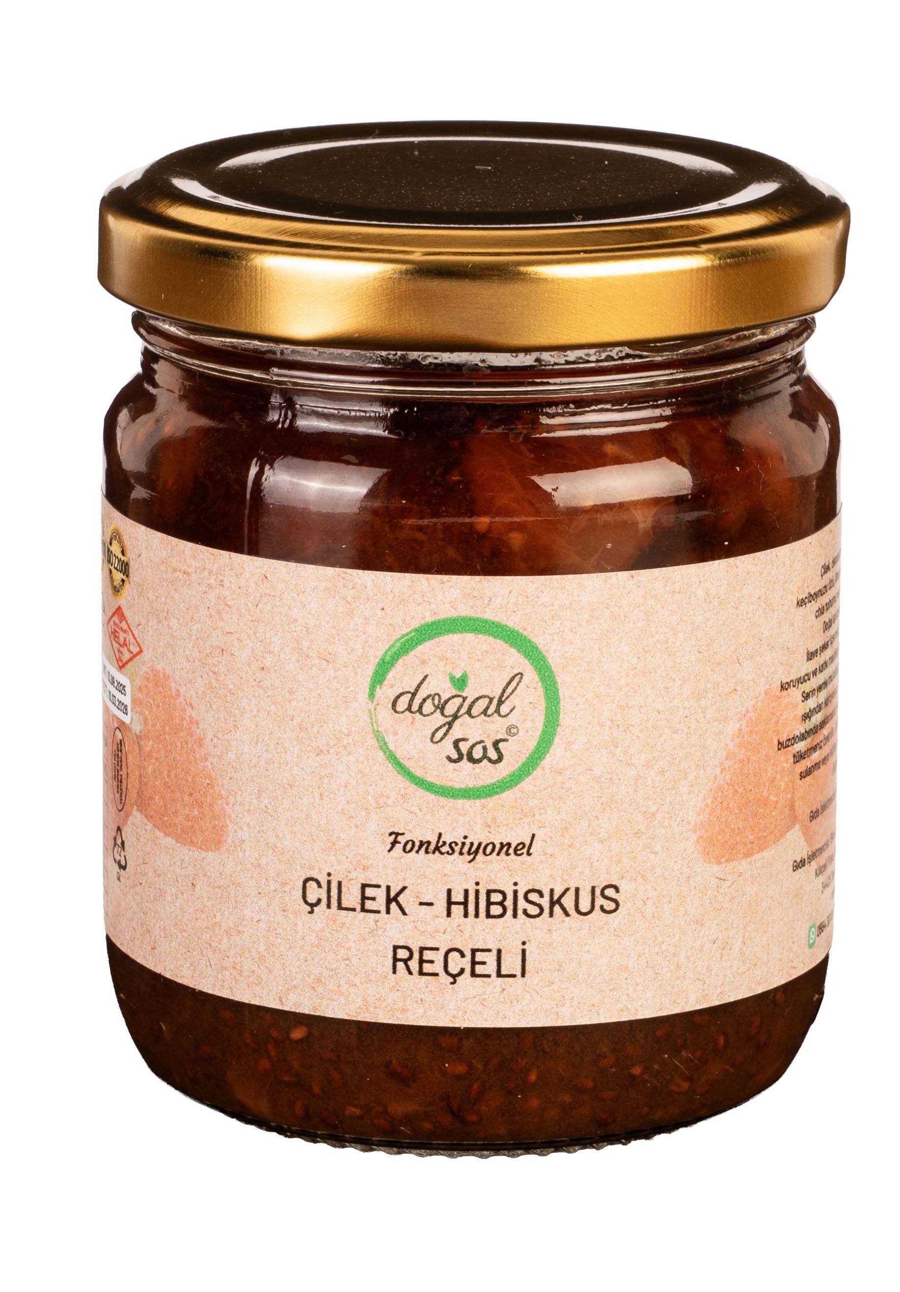 Fonksiyonel Çilek & Hibiskus Reçeli