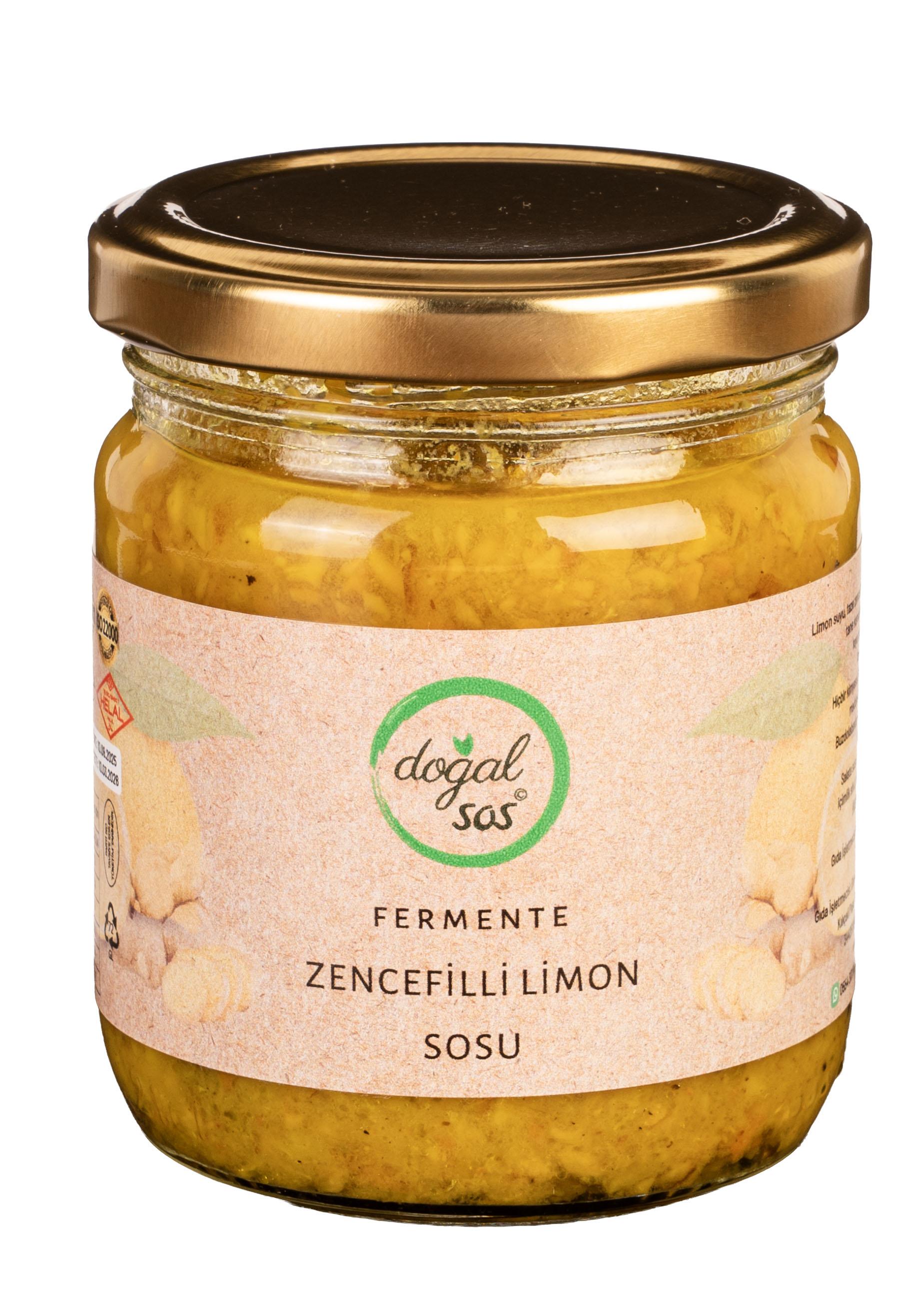Fermente Zencefilli Limon Sosu