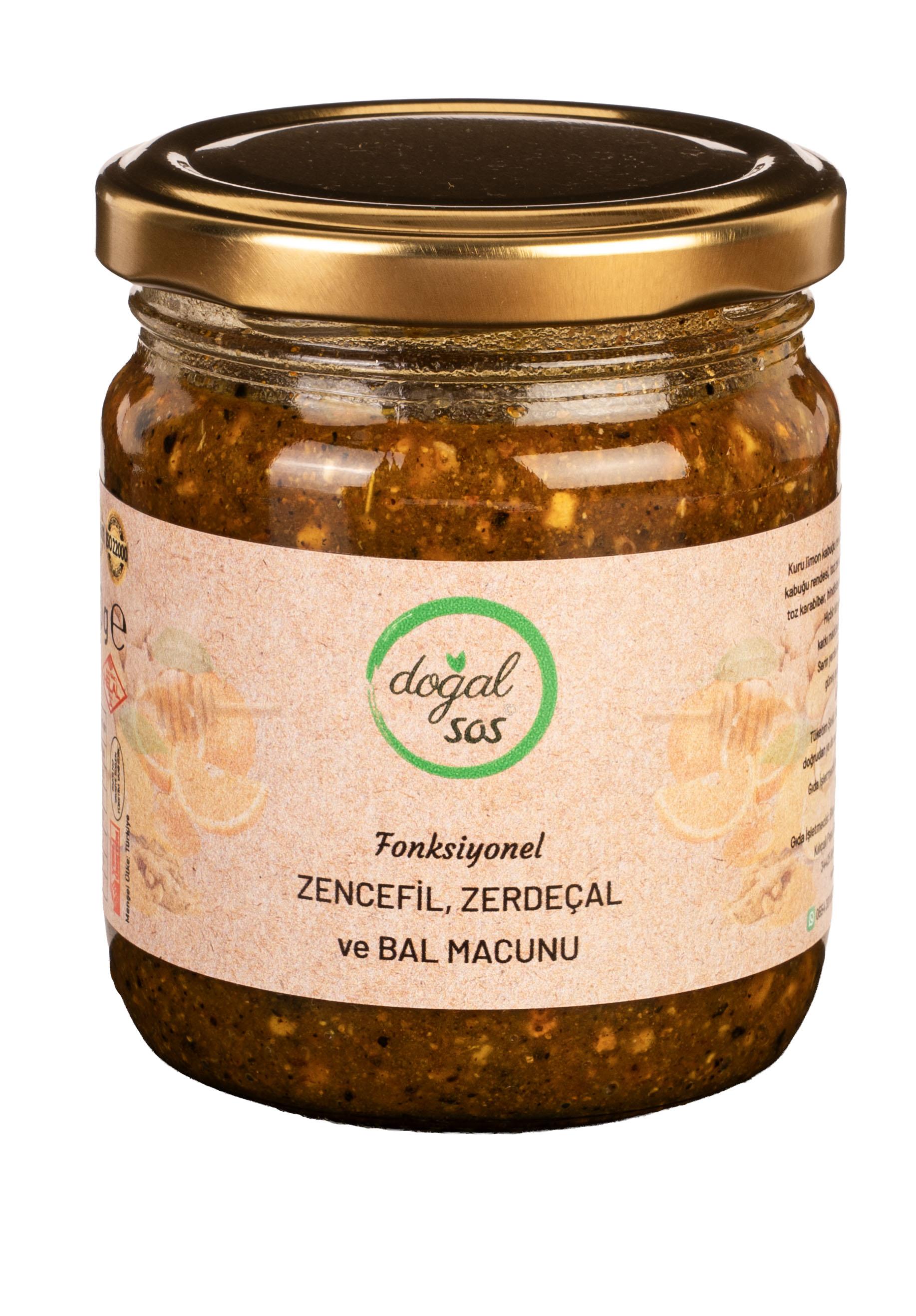 Fonksiyonel Zencefil-Zerdeçal-Bal Macunu