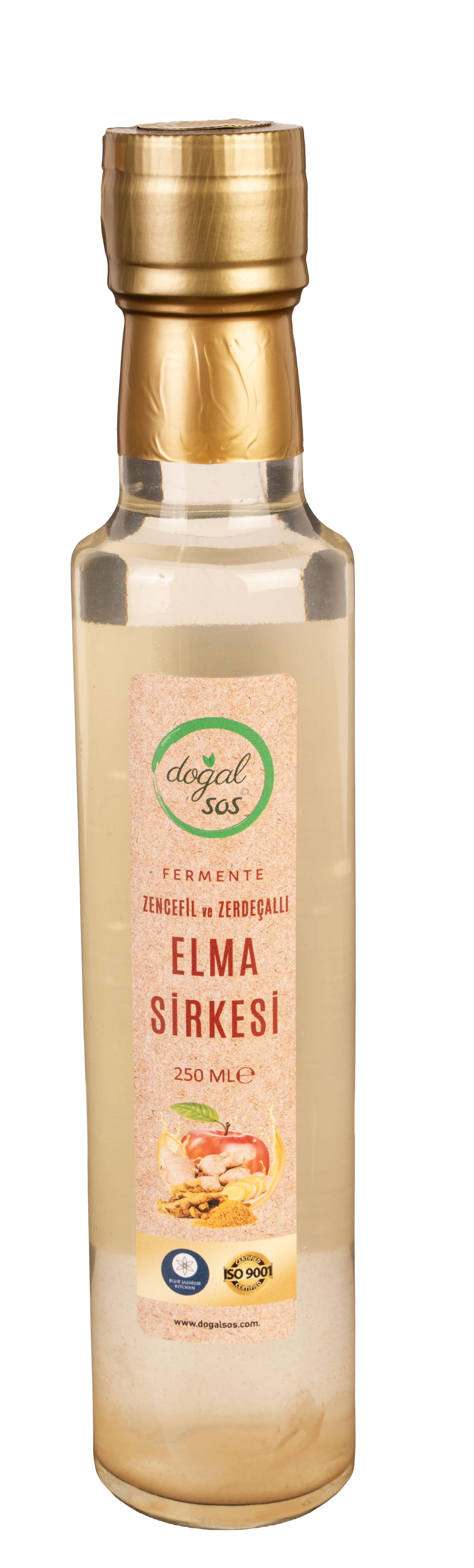 Fermente Zencefil ve Zerdeçallı Elma sirkesi