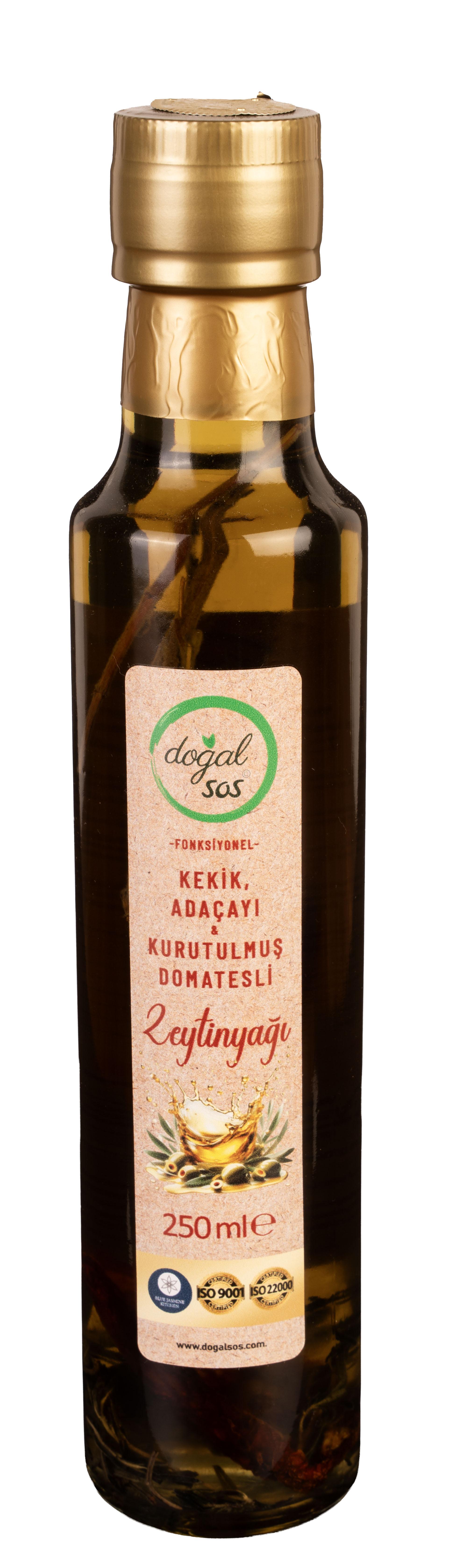 Fonksiyonel Dağ Kekiği Adaçayı Ve Kurutulmuş Domatesli Zeytinyağı